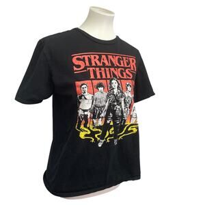 Netflix Stranger Things Womens Medium Cotton Short Sleeve Crew Neck Tee Shirt